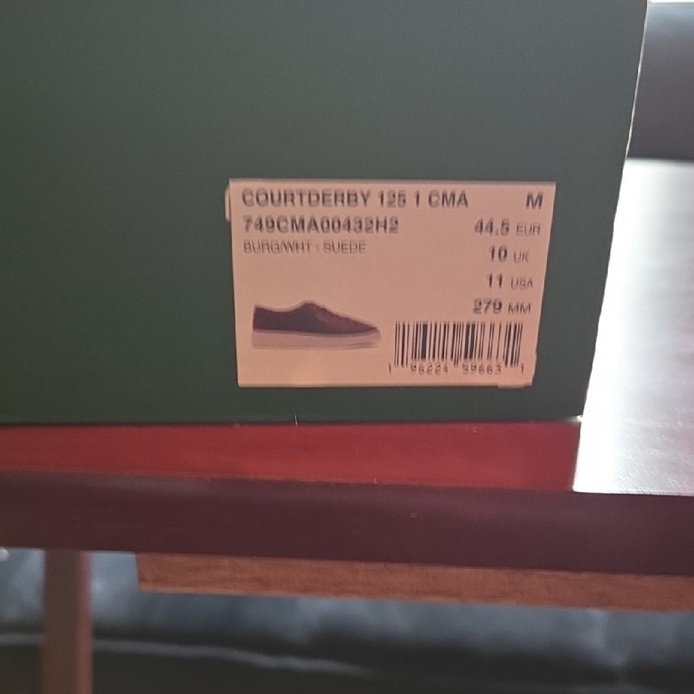 Lacoste Men's Burgundy Sneakers - Picture 10 of 13